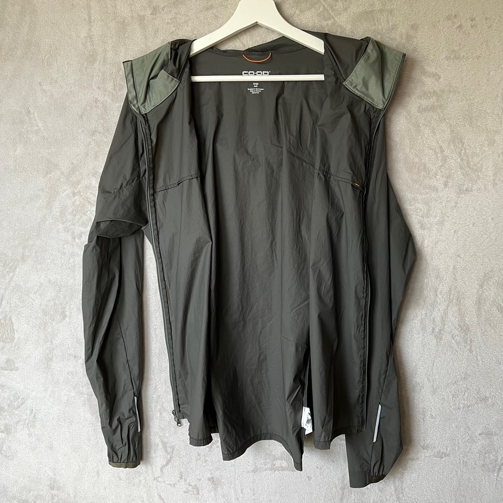Coop Cycles Cycling Rain Coat Mens Large Lightweight Activewear Outdoors - Picture 10 of 13